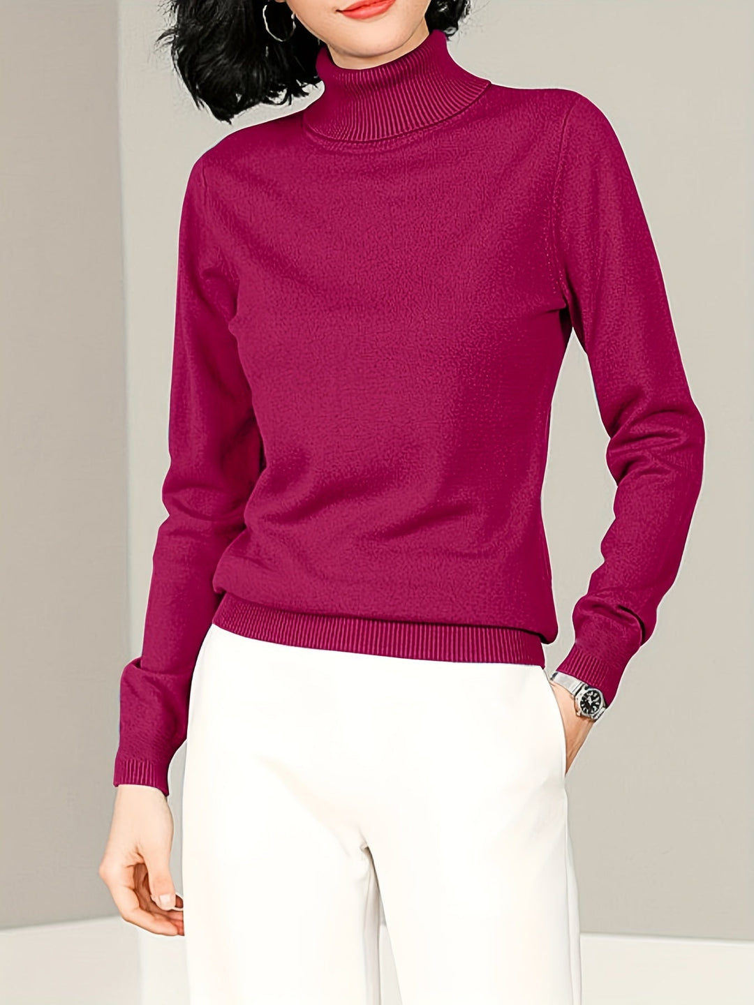 Isolde | Mysig Turtleneck Tröja