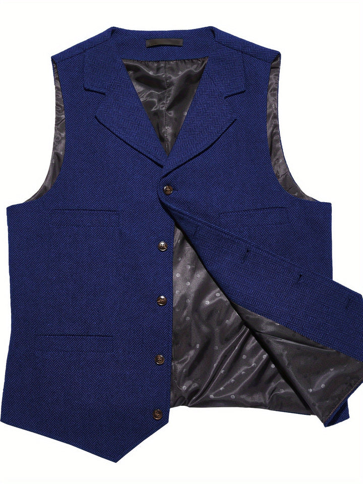 Emmett | Herringbone Skräddarsydd Väst