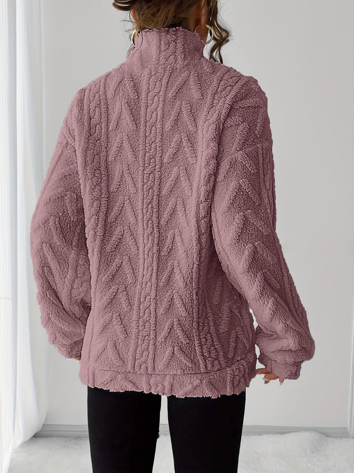 Susanna | Mysig Texturerad Sweatshirt