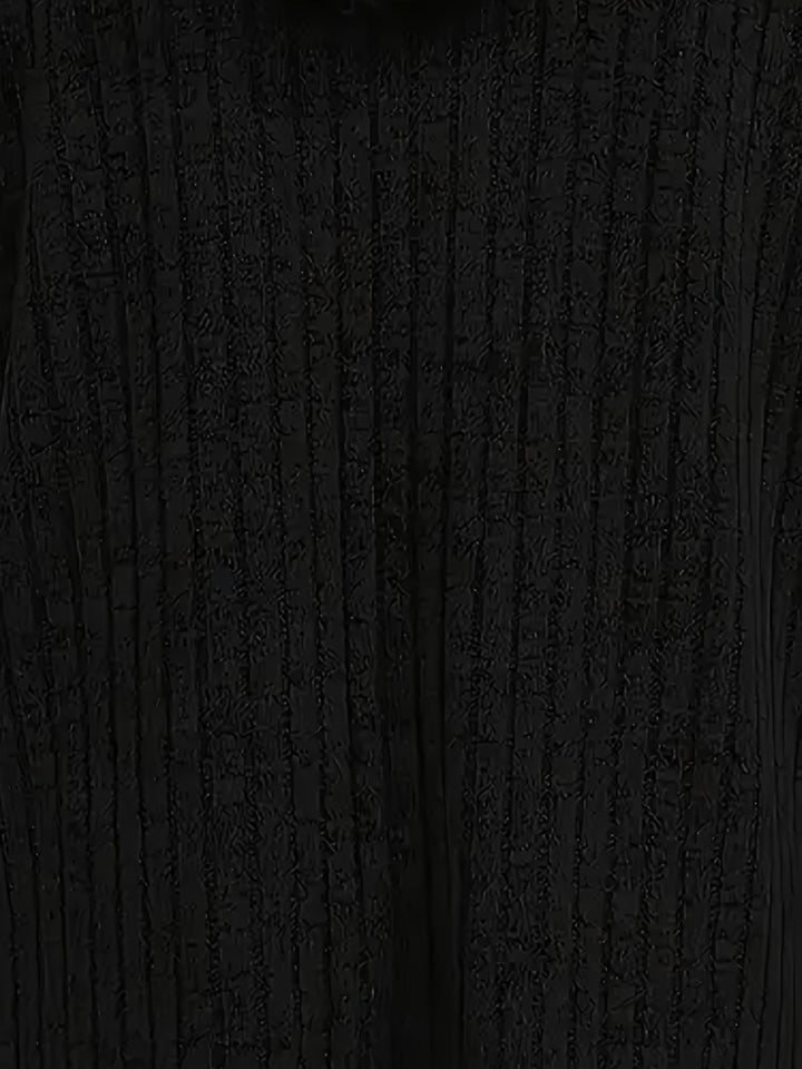 Tamara | Texturerad Huva Zip Jacka
