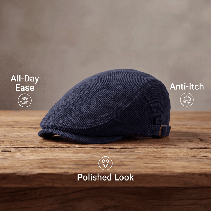 William | Klassisk Corduroy Flat Cap