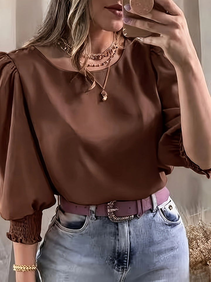 Gwyneth | Elegant Puffärmad Blus