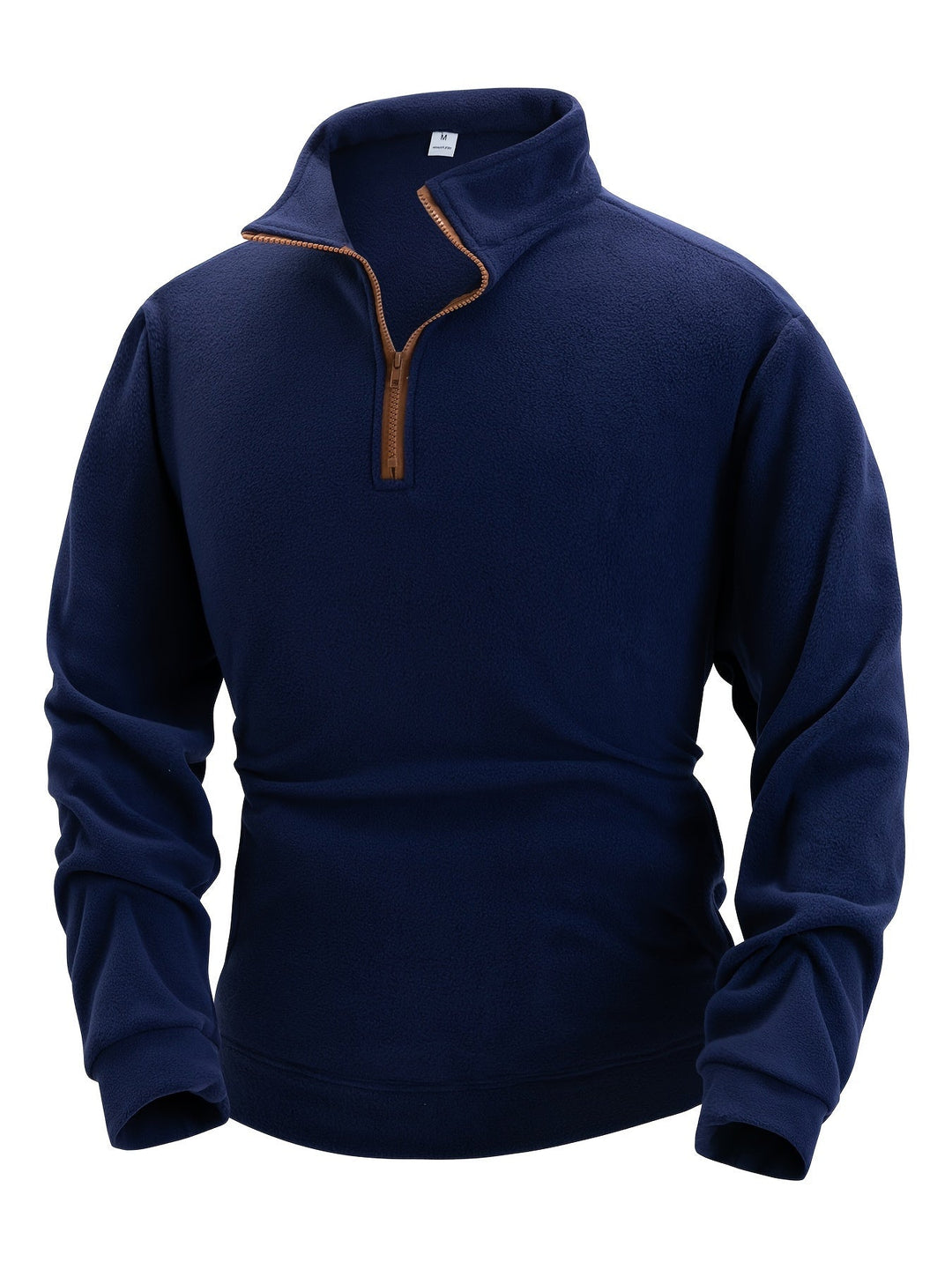 Hollis | Halv-Dragkedja Stå-Krage Pullover