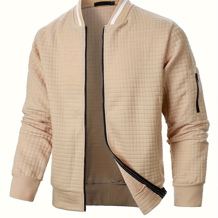 Conrad | Texturerad Zip-Up Jacka