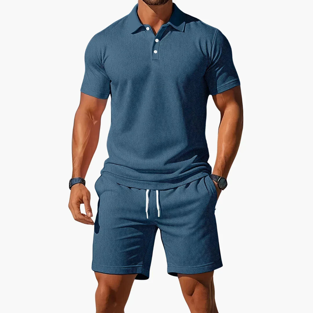 William | Premium Sommar Polo &amp; Shorts Set