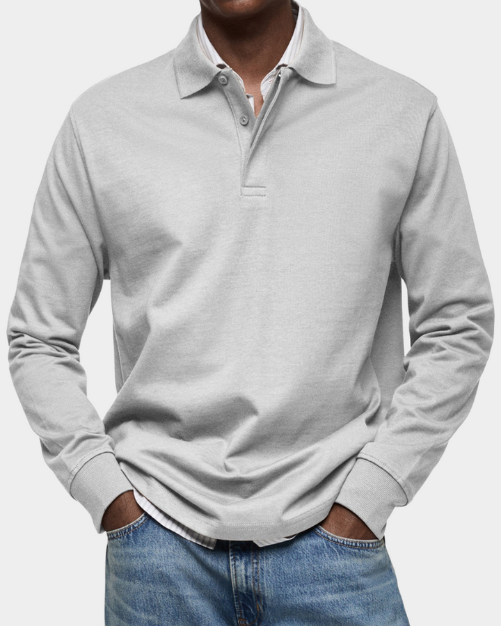 CHARLES | KLASSISK LÅNGÄRMAD POLO