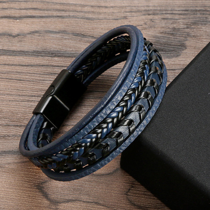Felix | Flätat Läder Vikingarmband