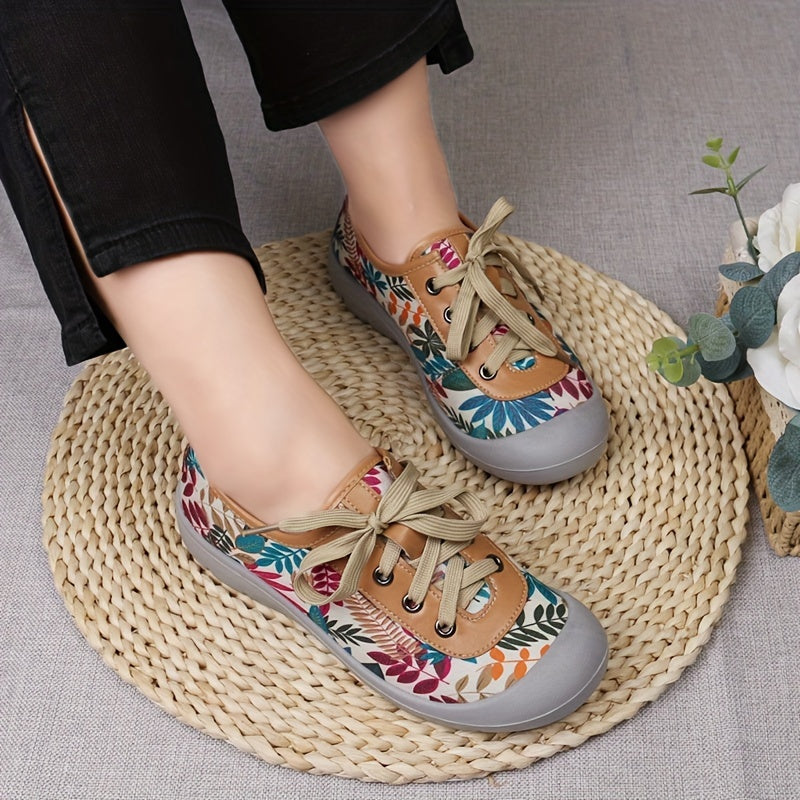 Marielle | Botaniska Tryck Sneakers