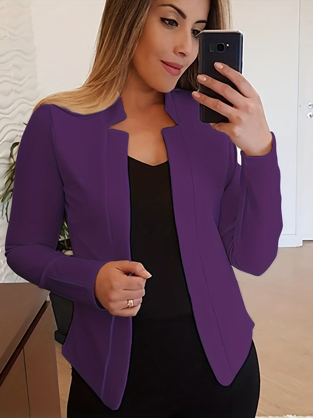 Corinne | Avslappnad Öppen Framsidan Jacka