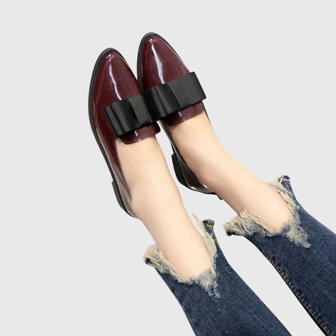 Anya | Stilig Ribbade Ortopediska Loafers