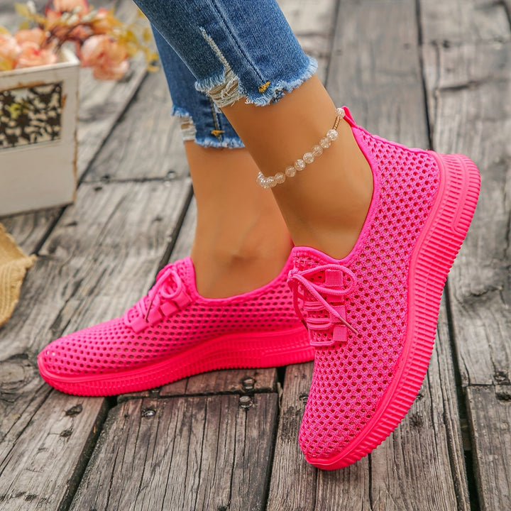 Vanessa | Andningsbara Vävda Sneakers