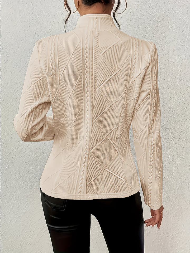 Delilah | Texturerad Midje-definierande Jacka