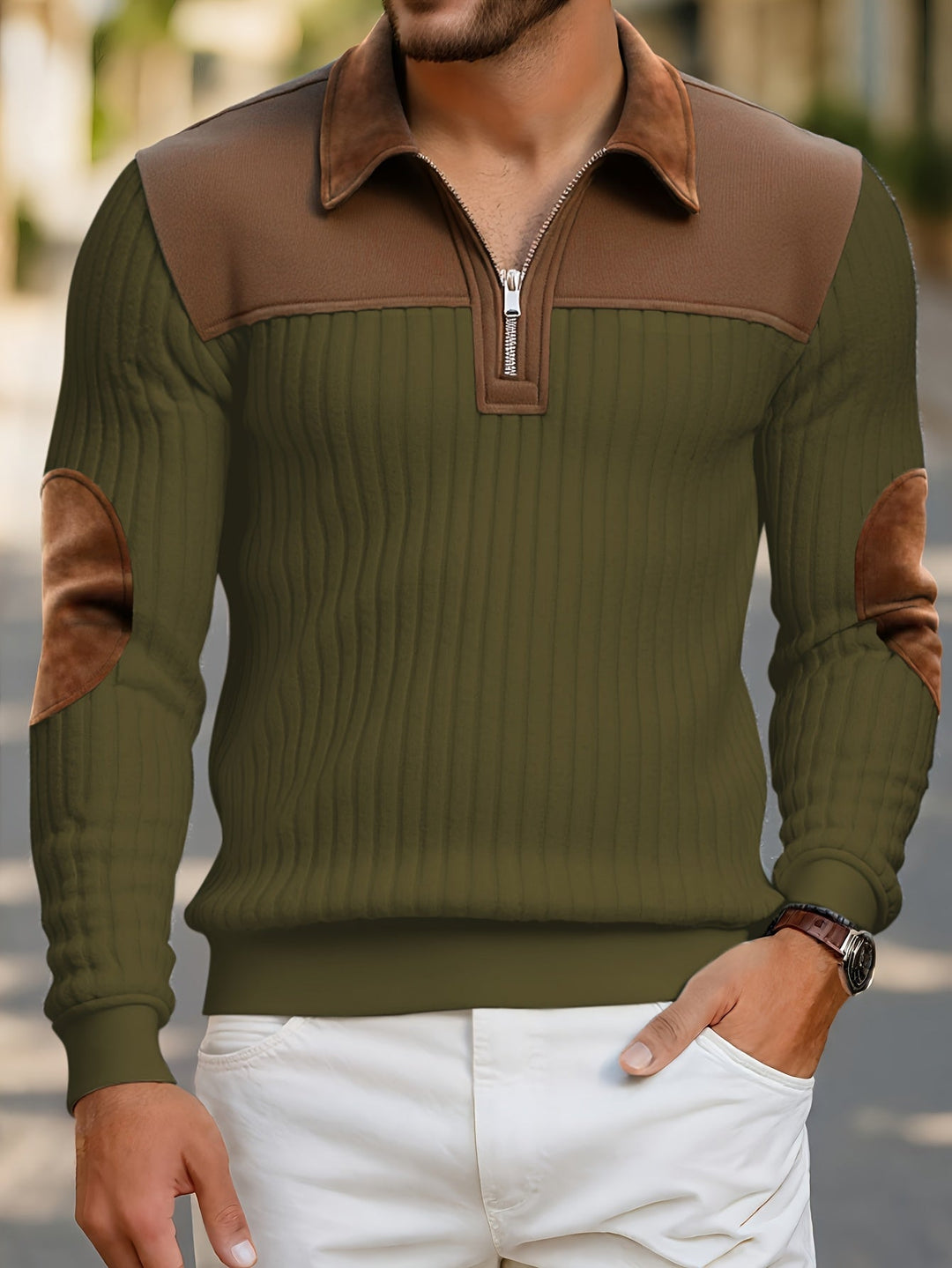Barrett | Finslipad Zip-Neck Pullover