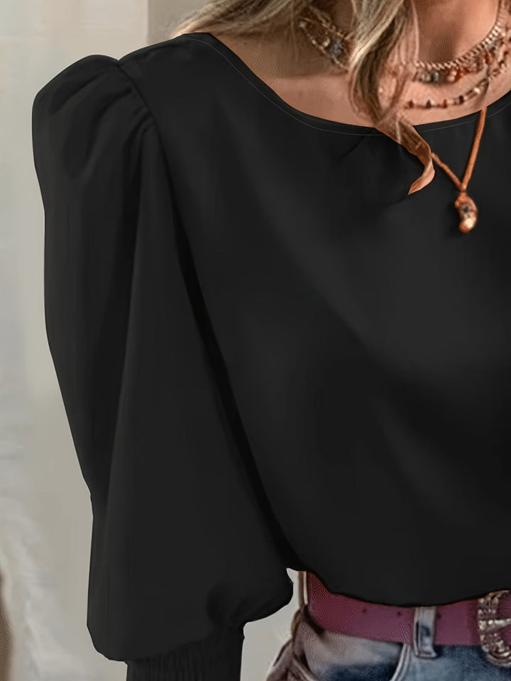 Gwyneth | Elegant Puffärmad Blus