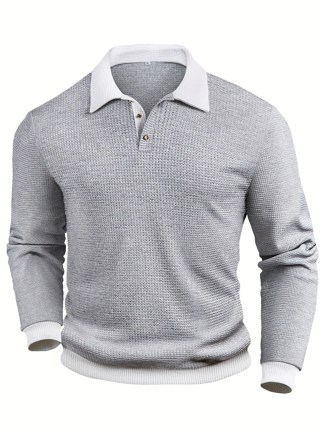 Winston | Texturerad långärmad polo