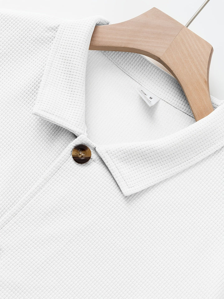 Clifford | Texturerad Knapp-Up Overskjorta