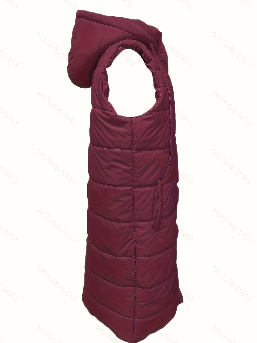Flora | Långlinjig Huva Fodrad Gilet