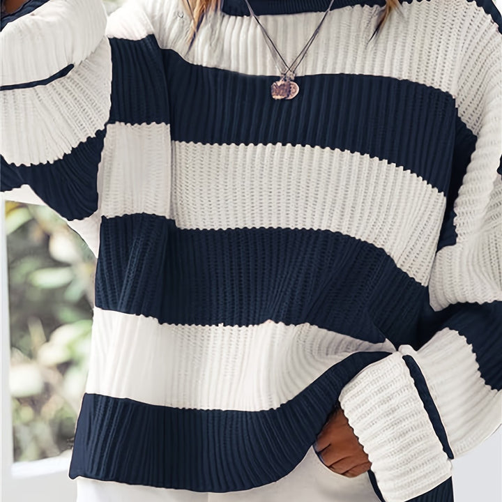 Brooke | Avslappnad Randig Pullover