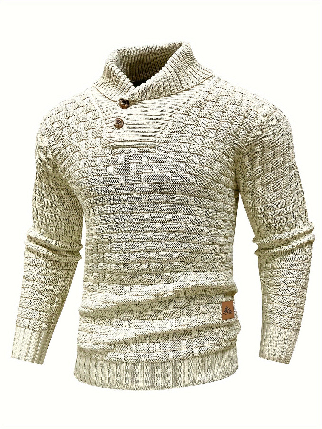 Barrett | Texturerad Kavaj-Krage Jumper