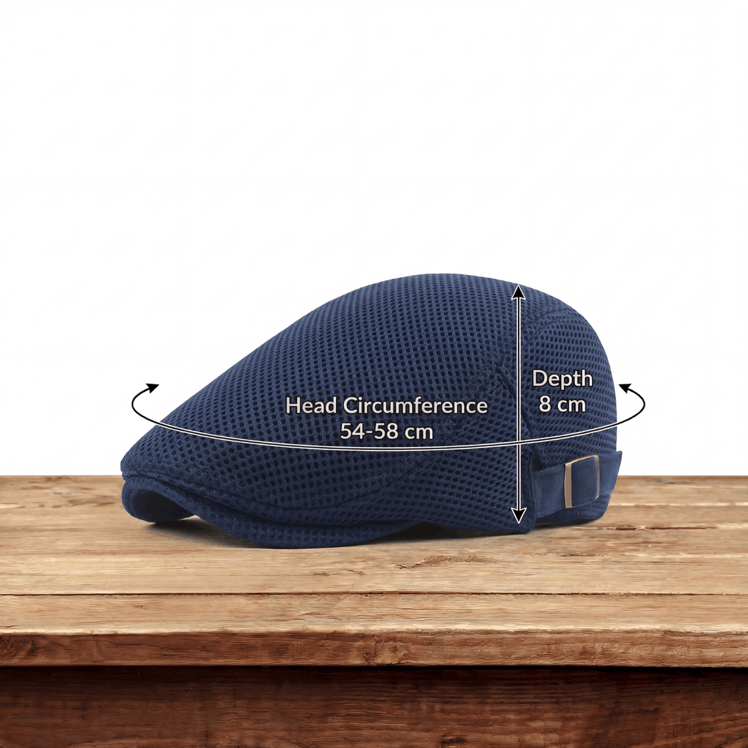 Arthur | Klassisk Texturerad Flat Cap