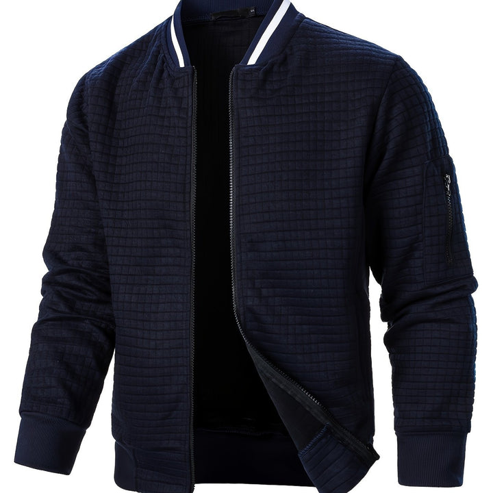Conrad | Texturerad Zip-Up Jacka