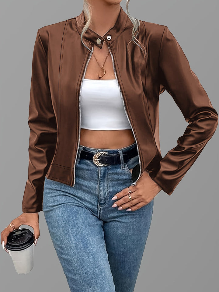 Danielle | Slank Zip-Front Jacka