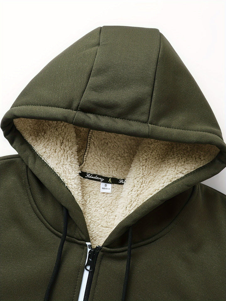 Douglas | Mysig Huva Zip-Up Jacka