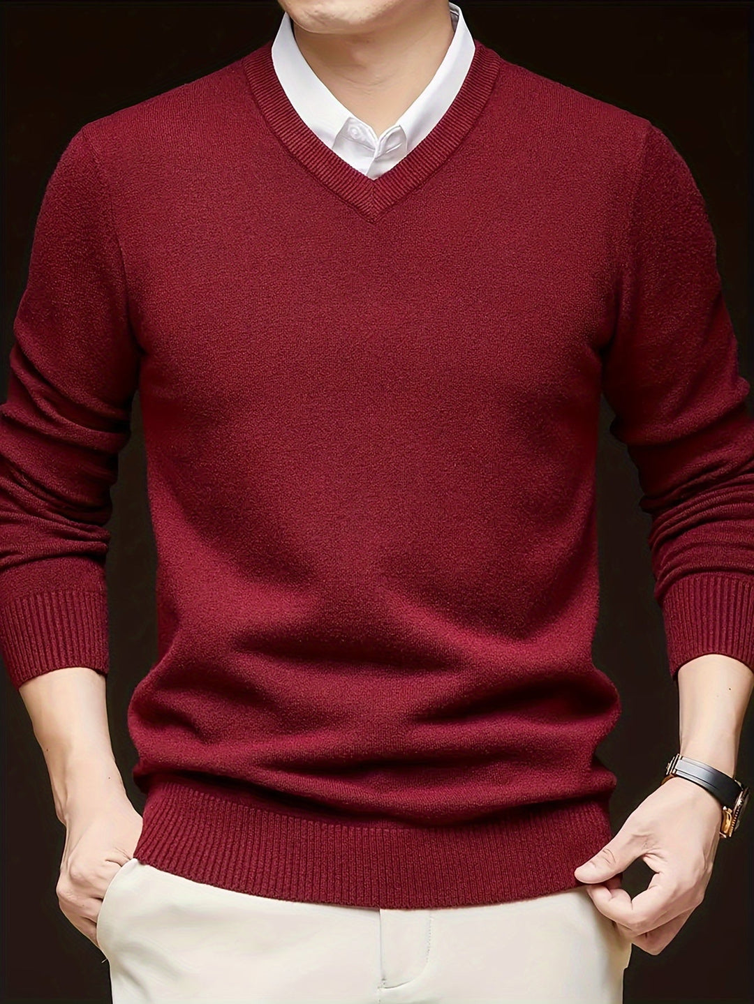 Nigel | Raffinerad V-ringad Jumper