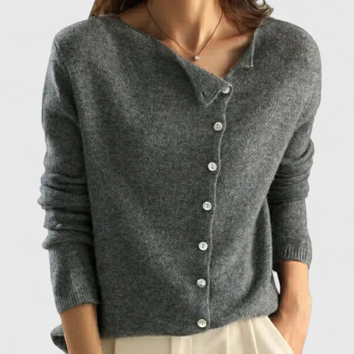 Millicent | Fins Button-Front Cardigan