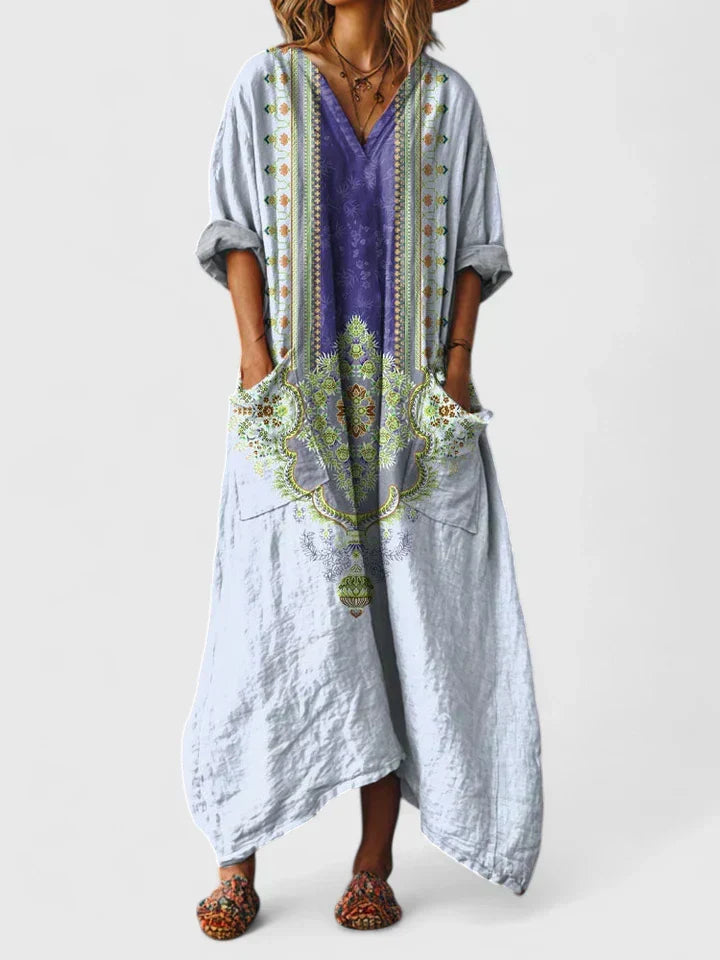 Clarissa | Elegant Oversize Klänning med Fickor