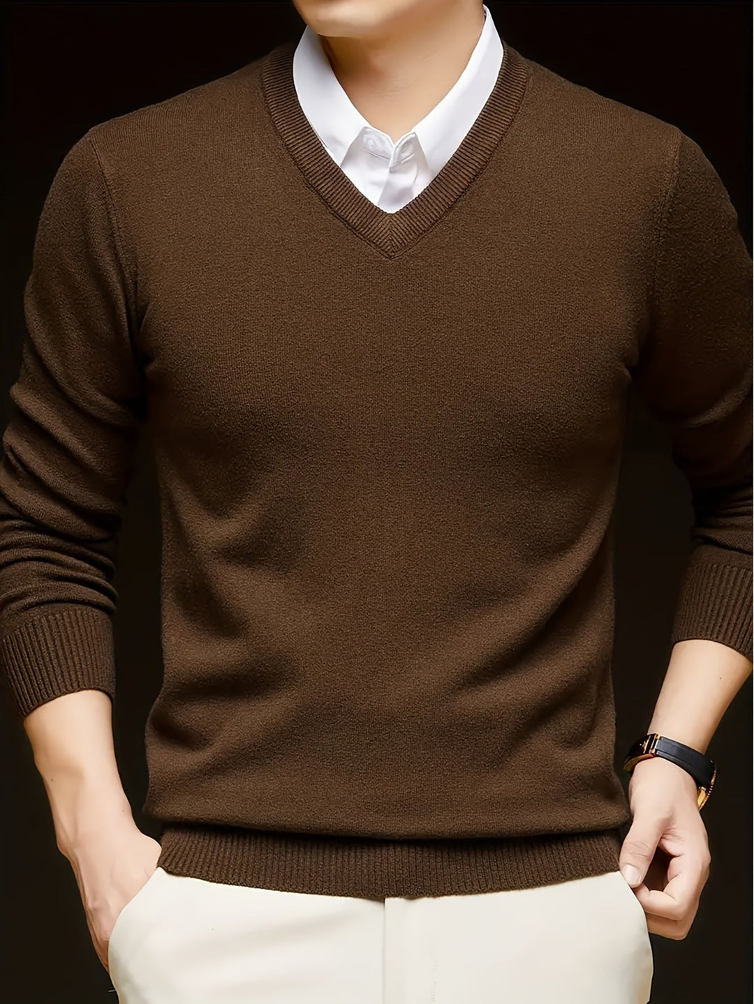 Nigel | Raffinerad V-ringad Jumper