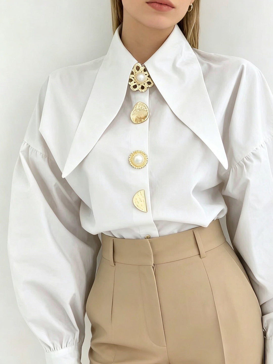 Vivienne | Statement Krage Blus