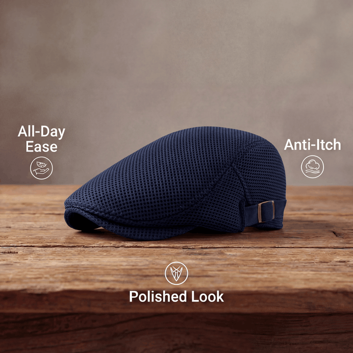Arthur | Klassisk Texturerad Flat Cap