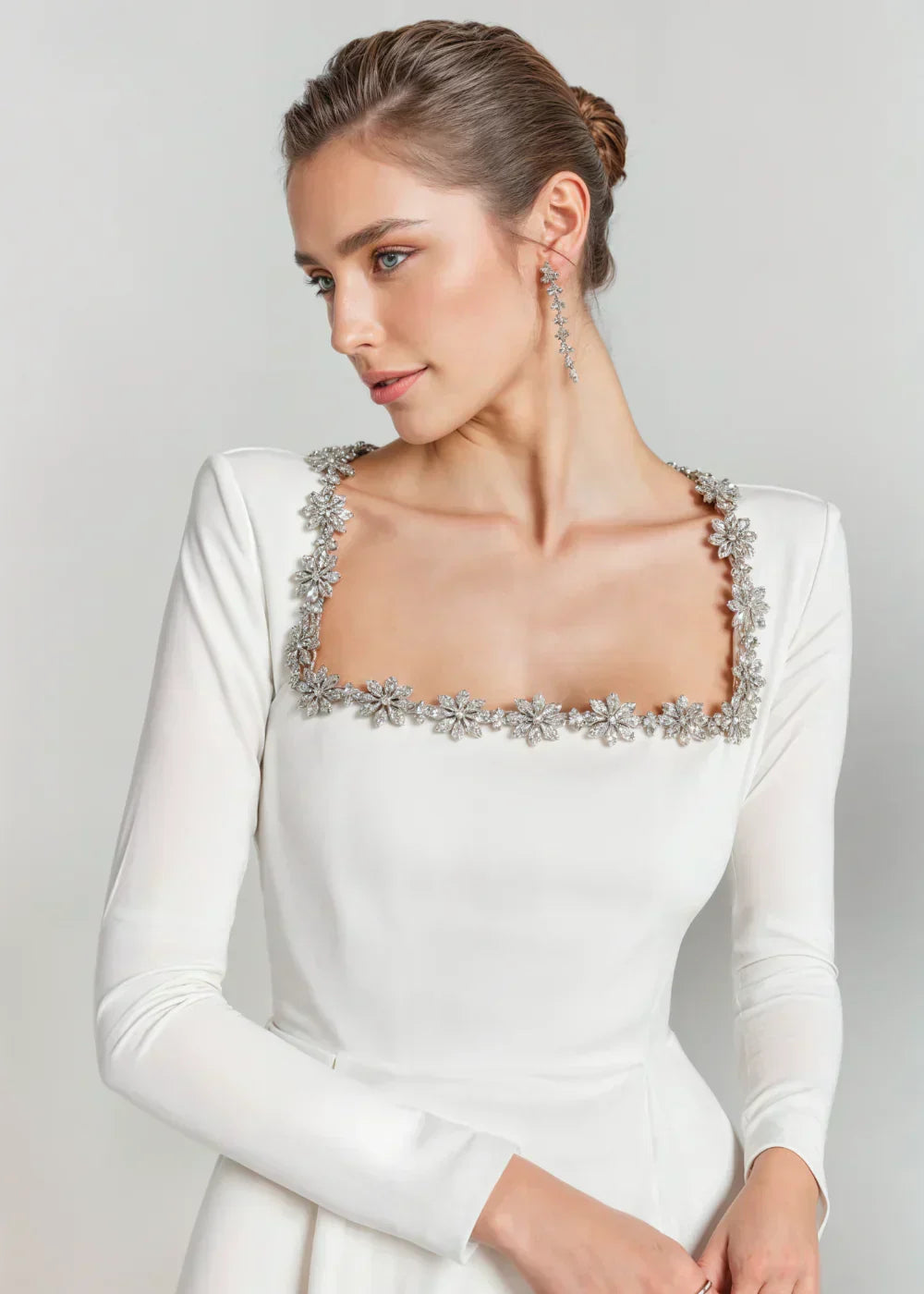 Lucinda | Elegant Sammet Mini Klänning