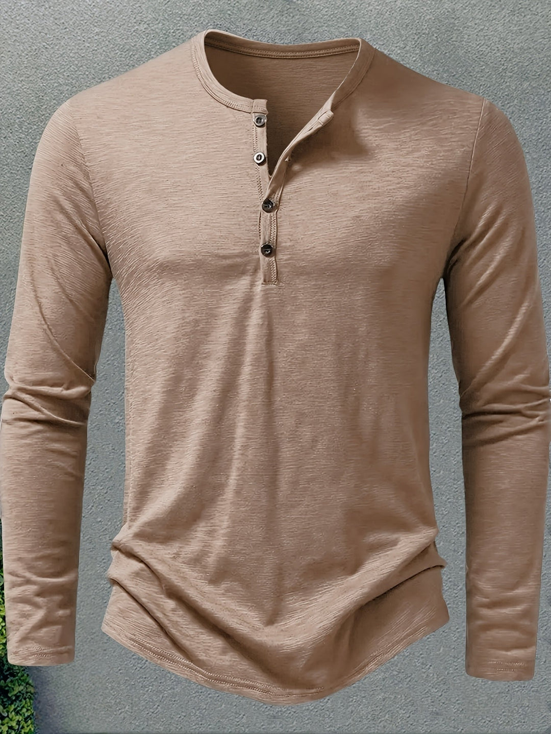 Rhys | Knapplångärmad Henley