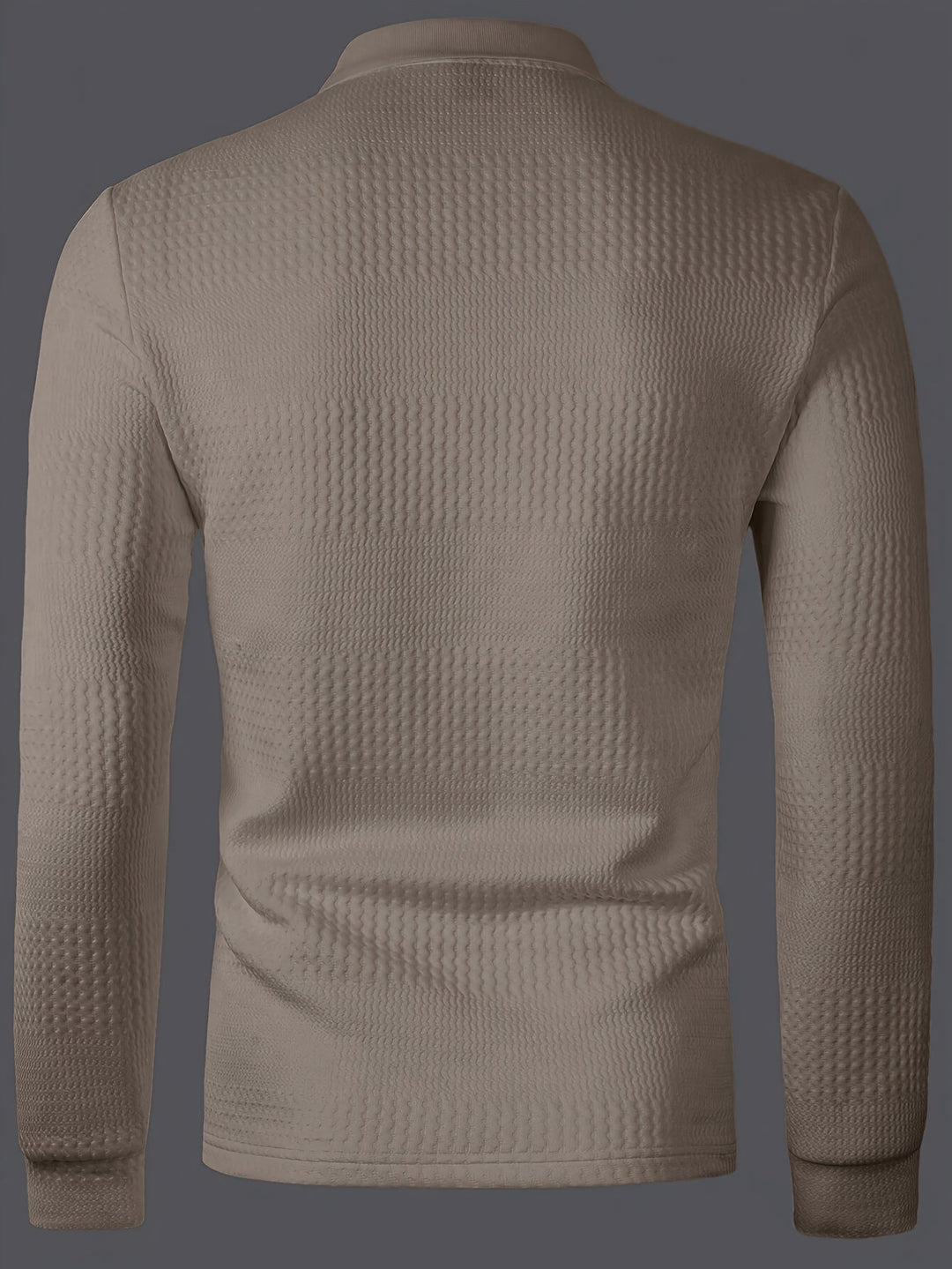 Clifford | Texturerad långärmad polo