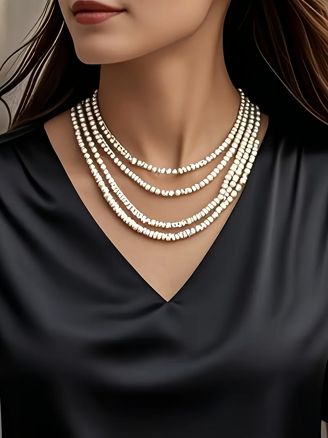 Katherine | Draperad V-ringad Blus