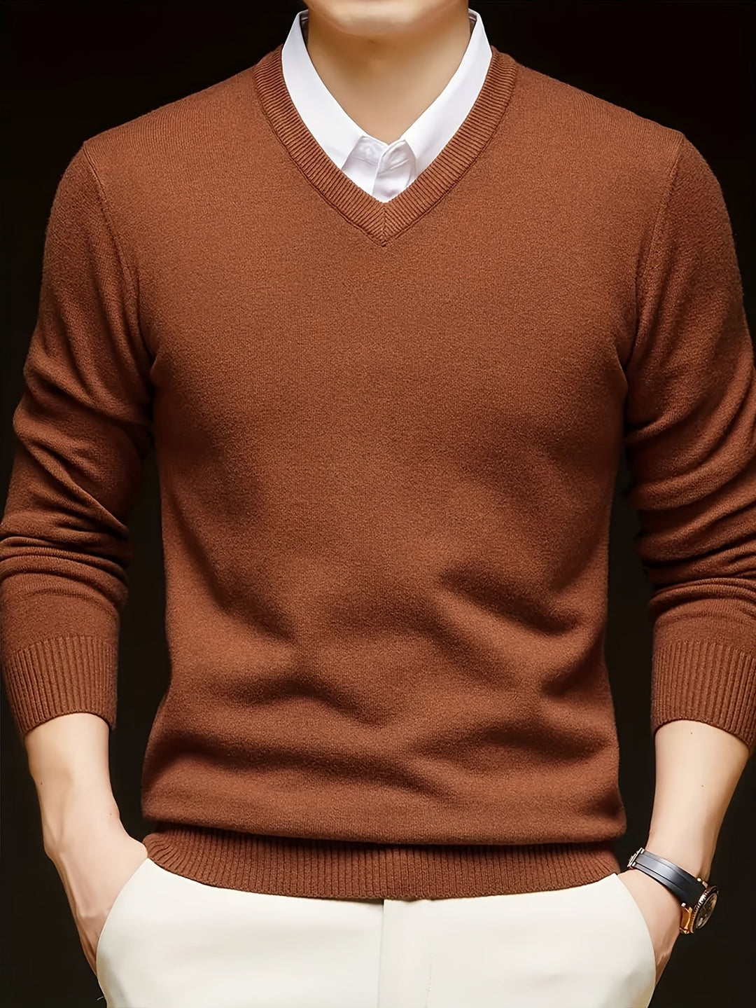 Nigel | Raffinerad V-ringad Jumper