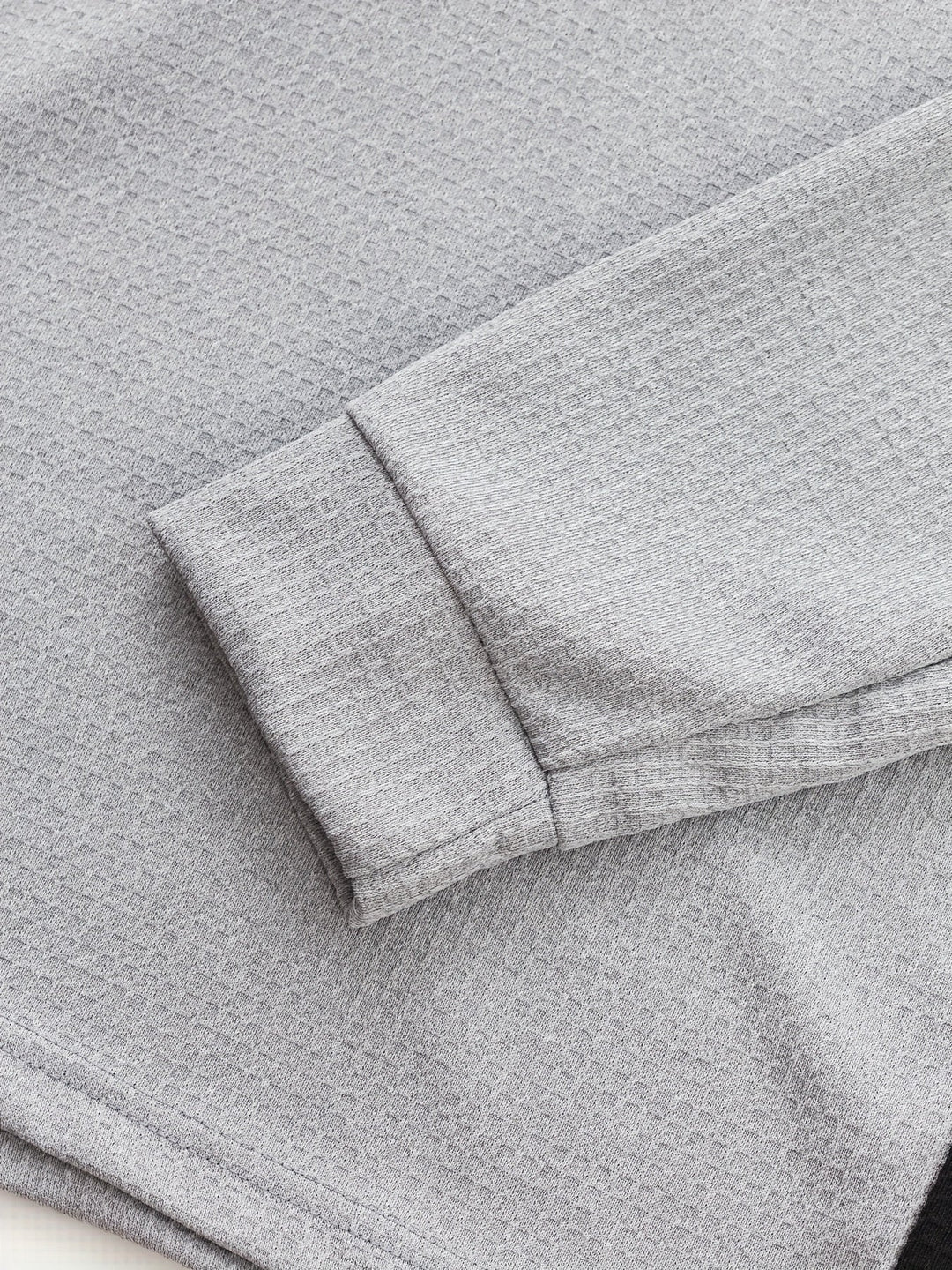 Sawyer | Texturerad Kontrast Henley Skjorta