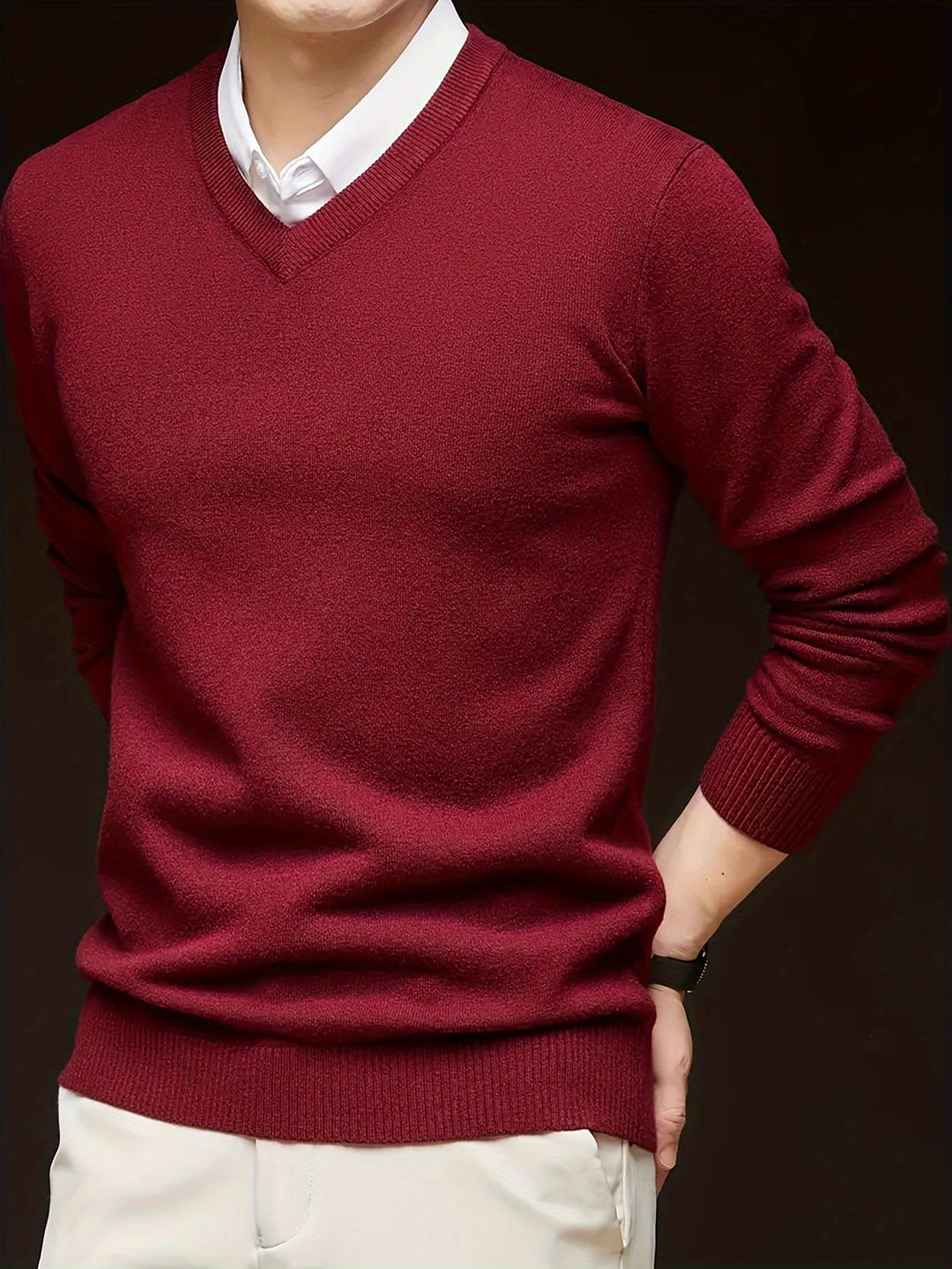 Nigel | Raffinerad V-ringad Jumper