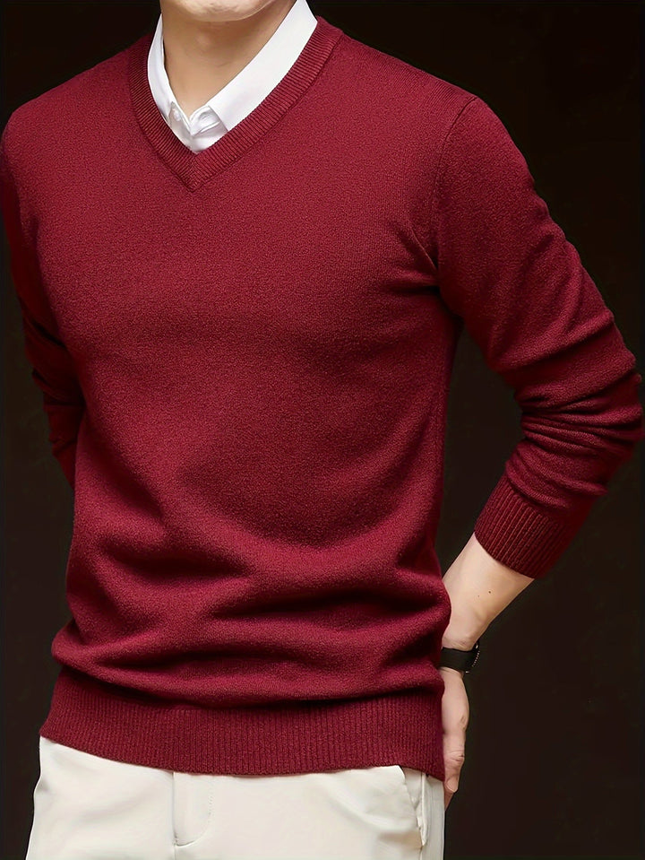 Nigel | Raffinerad V-ringad Jumper