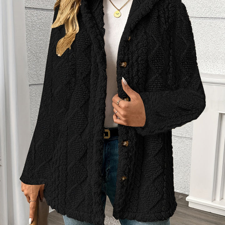 Sloane | Texturerad Huva Jacka