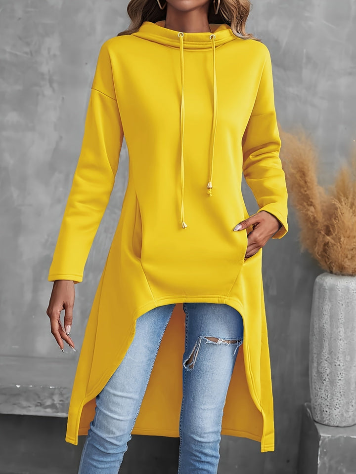 Faye | Avslappnad High-Low Hoodie