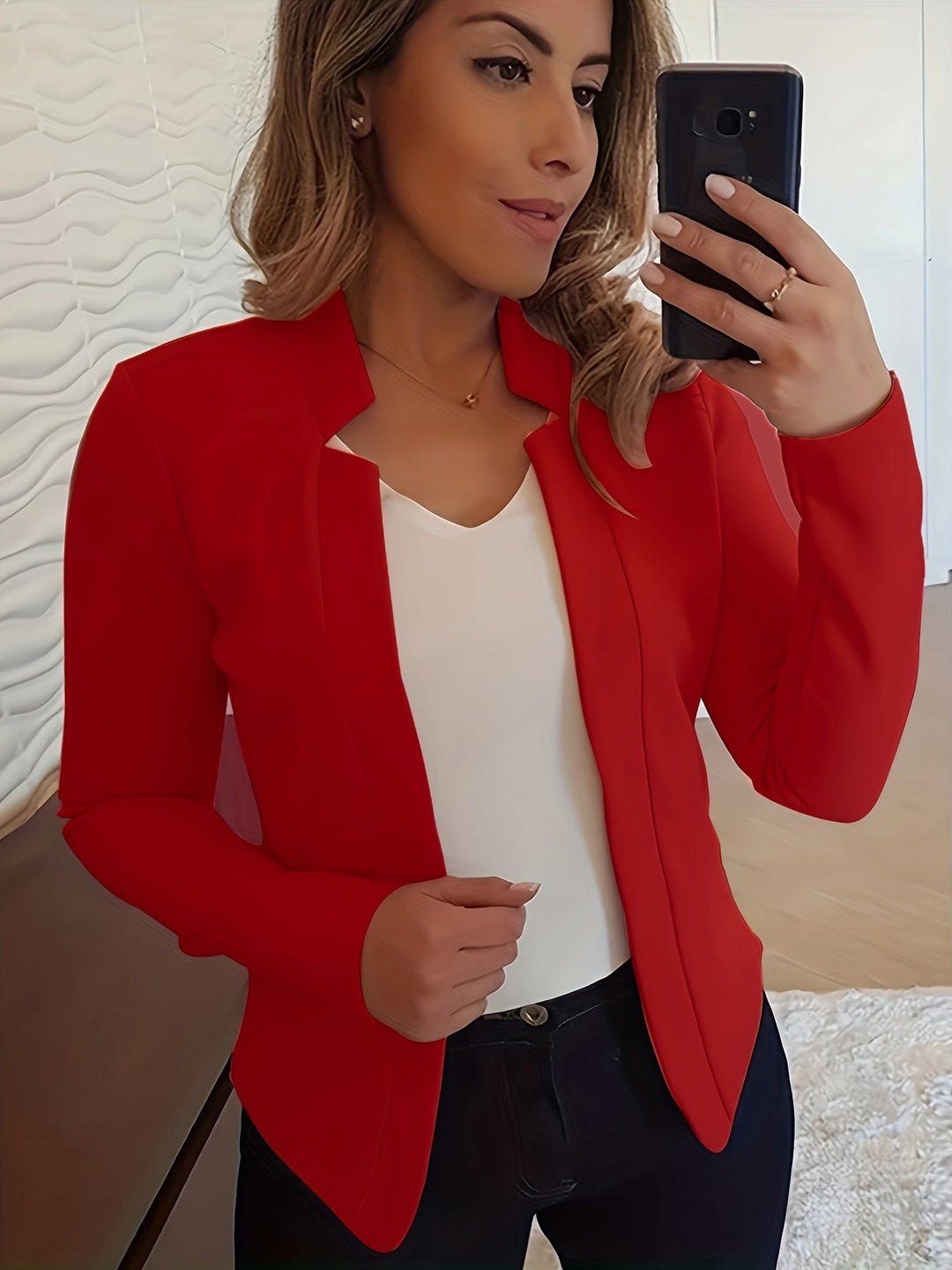 Corinne | Avslappnad Öppen Framsidan Jacka