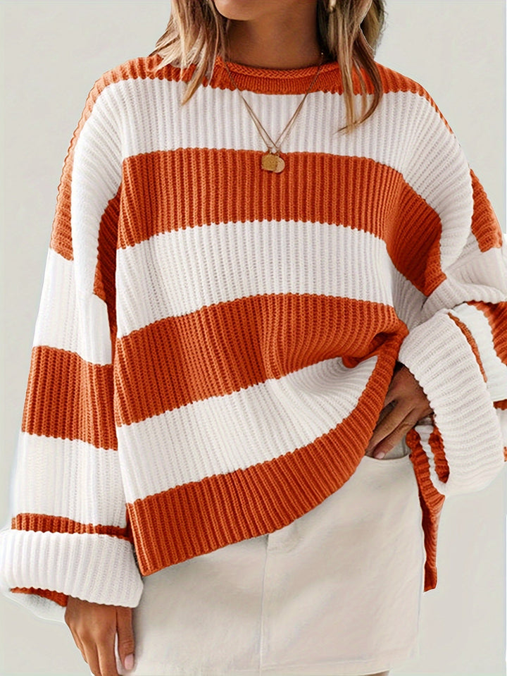 Brooke | Avslappnad Randig Pullover