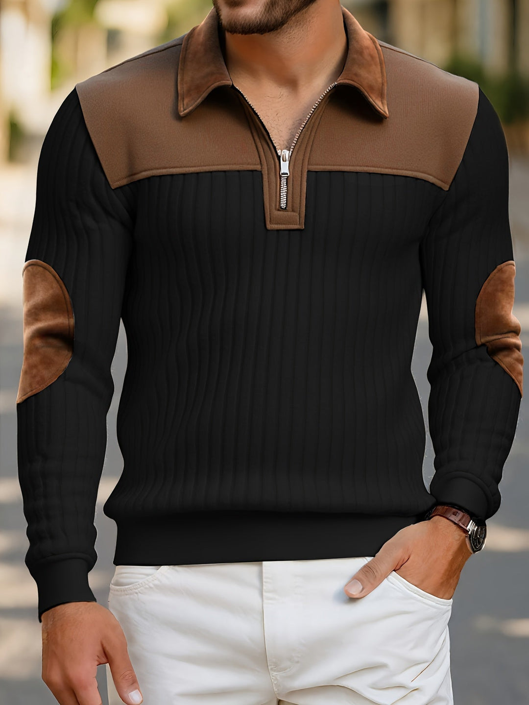 Barrett | Finslipad Zip-Neck Pullover