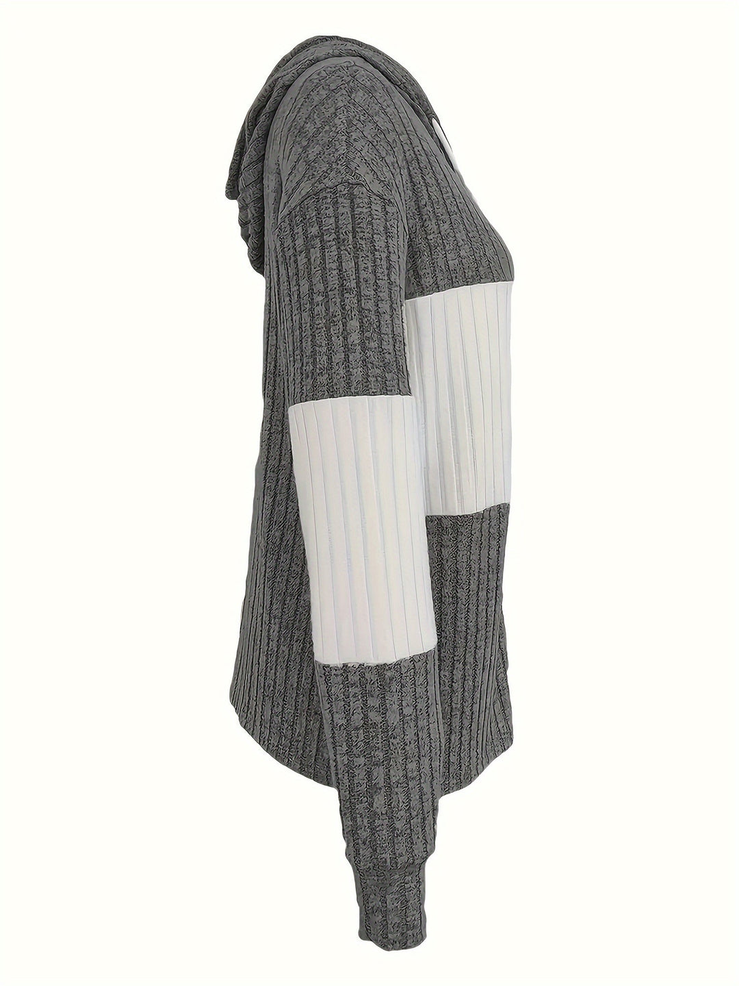 Tamara | Texturerad Huva Zip Jacka