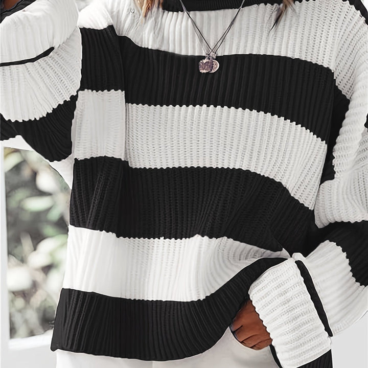 Brooke | Avslappnad Randig Pullover