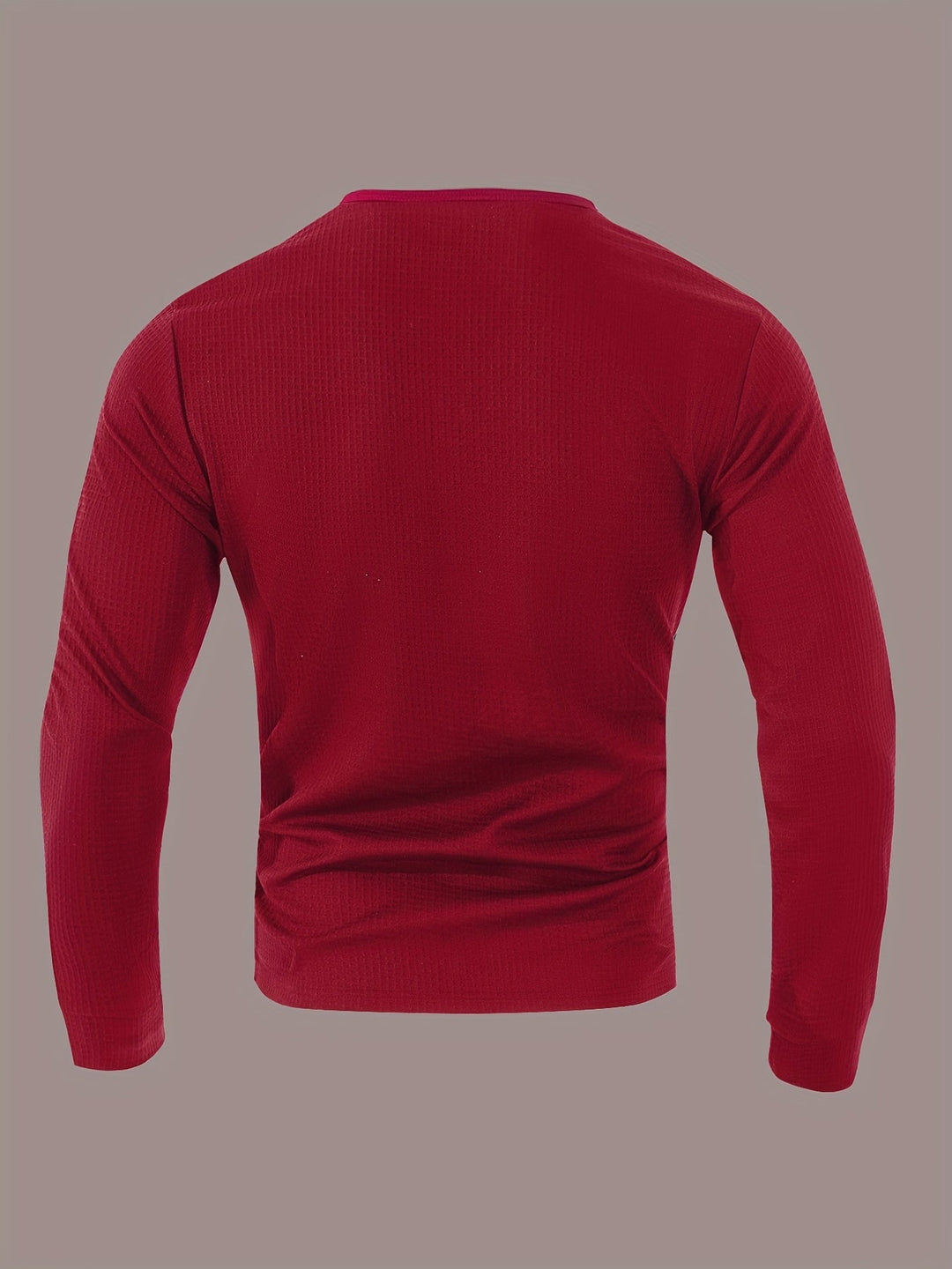 Sawyer | Texturerad Kontrast Henley Skjorta
