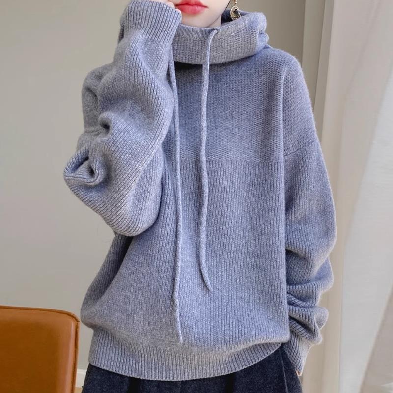 Tjock oversize tröja i ledig stil – varm och skön